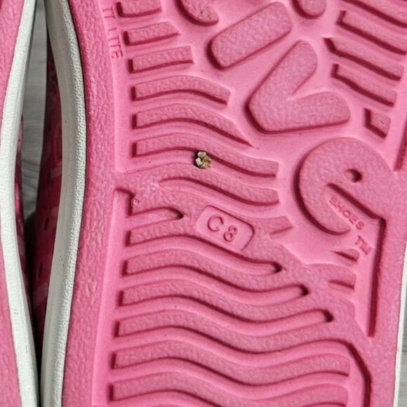 Native Shoes Jefferson Style Sneakers Size C8 pink colorway - Picture 7 of 7